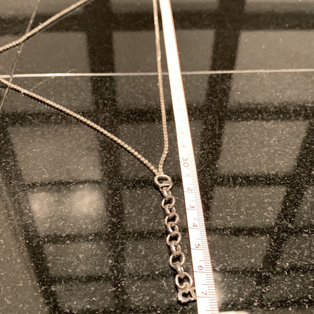 Dior dog tag diamond necklace - Picture 7 of 9